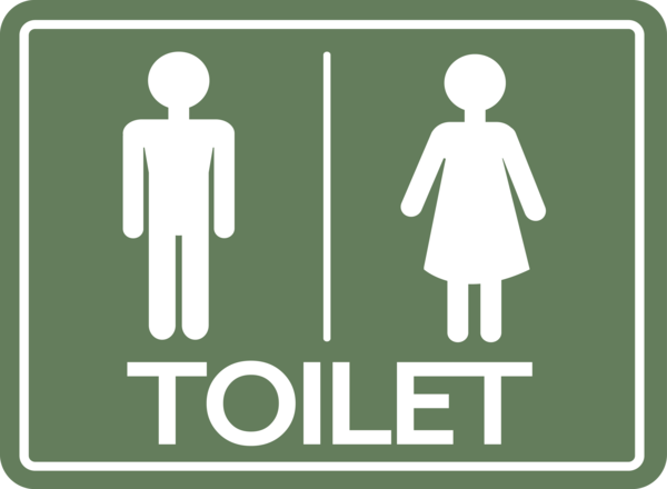 Transparent World Toilet Day Public toilet Gender symbol Toilet for Toilet Sign for World Toilet Day