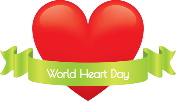 Transparent World Heart Day Logo Heart Valentine's Day for Heart Day for World Heart Day