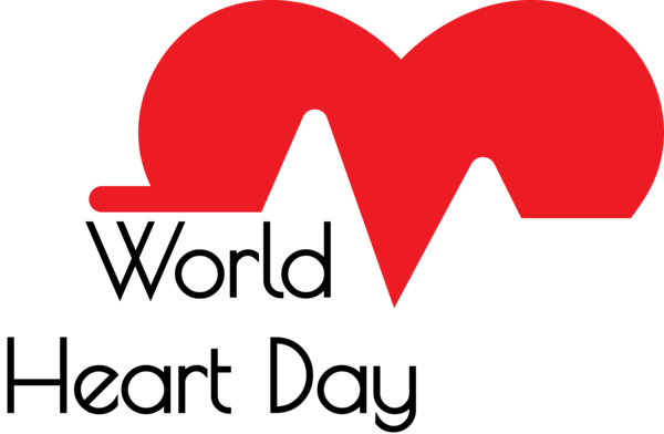 Transparent World Heart Day Logo BarCamp Font for Heart Day for World Heart Day