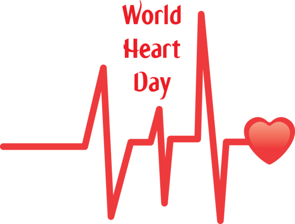 Transparent World Heart Day Logo Angle Line for Heart Day for World Heart Day