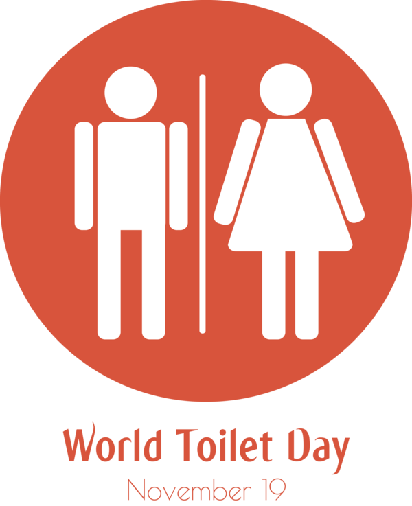 Transparent World Toilet Day Public toilet Toilet Gender symbol for Toilet Day for World Toilet Day