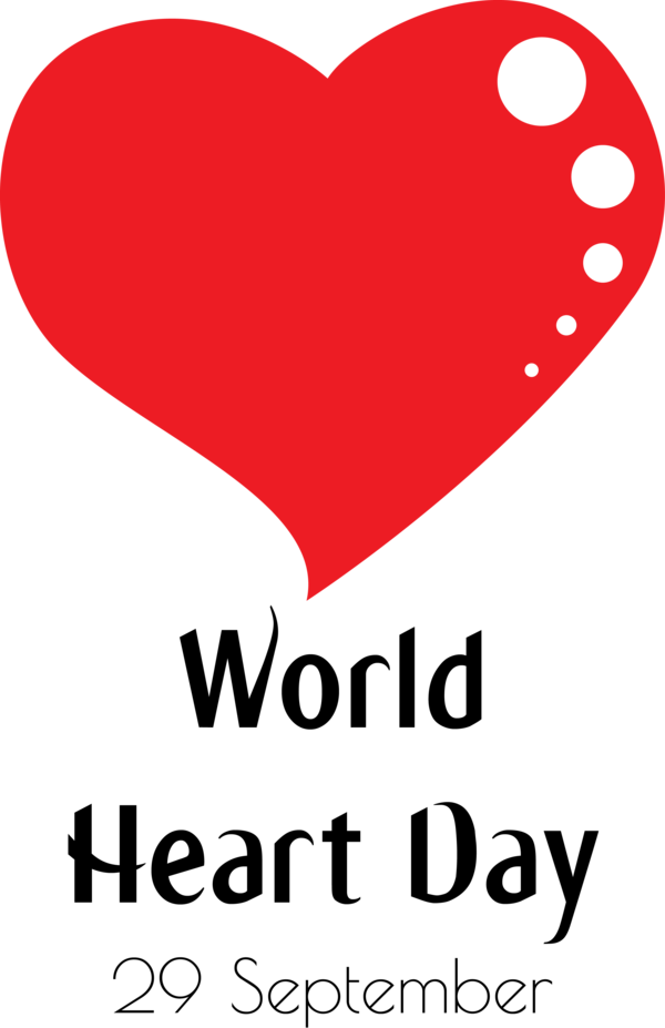 Transparent World Heart Day Line Point Heart for Heart Day for World Heart Day