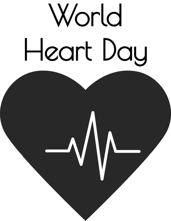 Transparent World Heart Day Logo Angle Font for Heart Day for World Heart Day