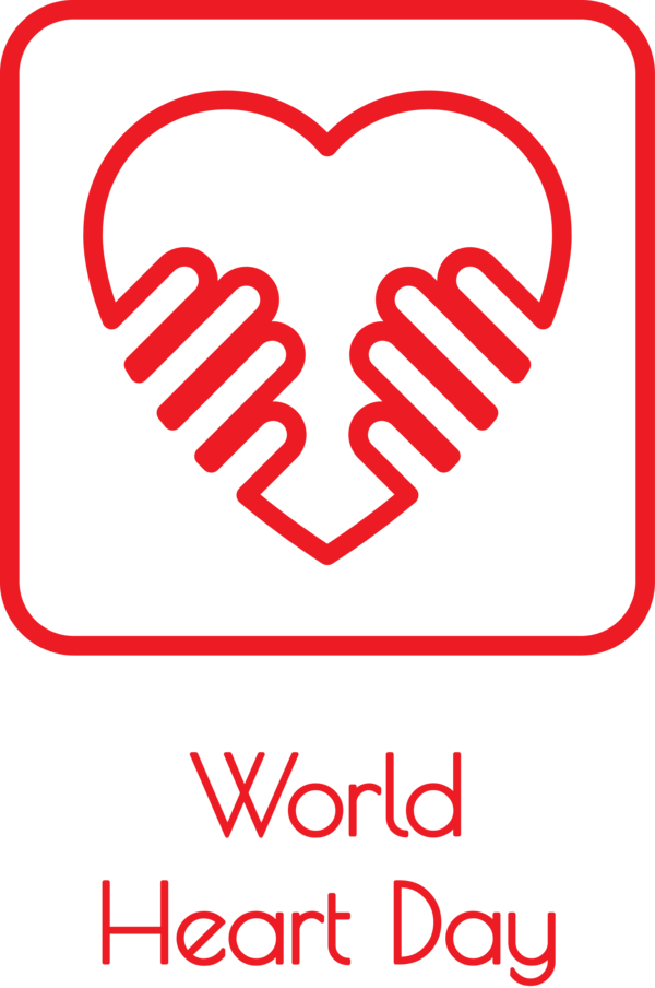 Transparent World Heart Day Hand heart Heart Cardiovascular disease for Heart Day for World Heart Day