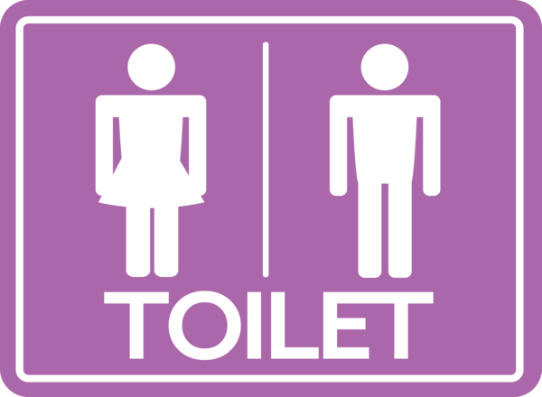 Transparent World Toilet Day Toilet Public toilet Gender symbol for Toilet Sign for World Toilet Day
