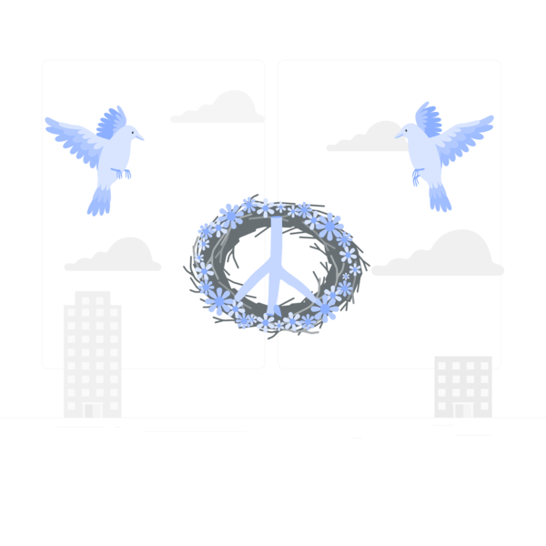 Transparent International Day of Peace Logo Symbol Font for Make Peace Not War for International Day Of Peace