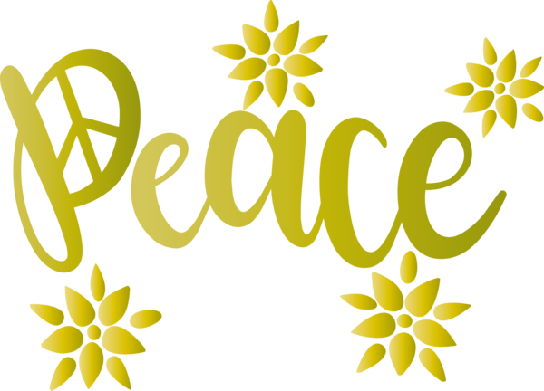 Transparent International Day of Peace Leaf Floral design Petal for Make Peace Not War for International Day Of Peace