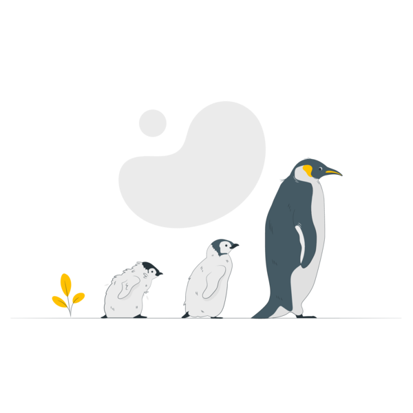 Transparent Family Day Penguins Emperor penguin Royal penguin for Happy Family Day for Family Day