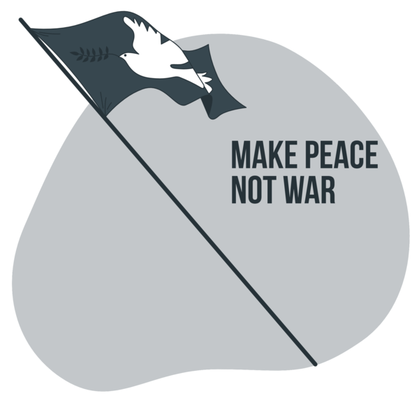 Transparent International Day of Peace Logo Design Font for Make Peace Not War for International Day Of Peace