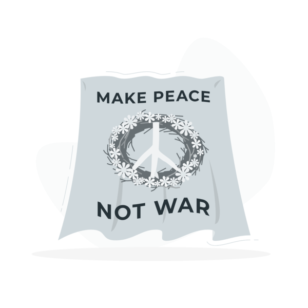 Transparent International Day of Peace Logo  Peace symbols for Make Peace Not War for International Day Of Peace
