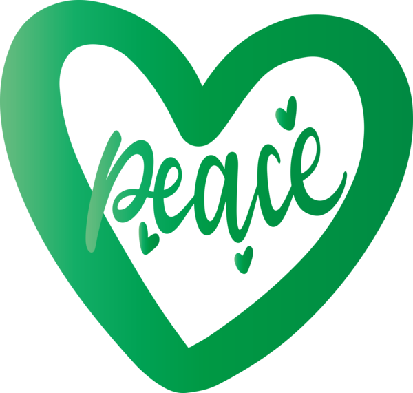 Transparent International Day of Peace Logo Green Meter for Make Peace Not War for International Day Of Peace