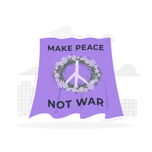 Transparent International Day of Peace Poster  Design for Make Peace Not War for International Day Of Peace
