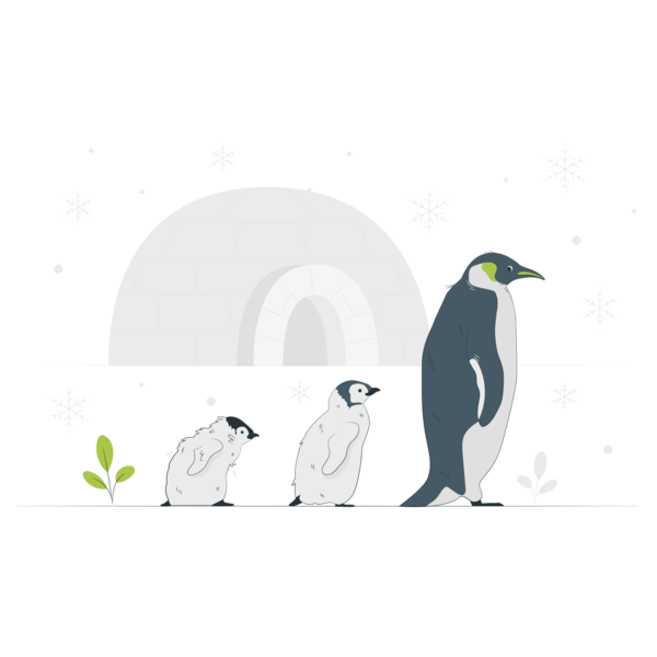 Transparent Family Day Penguins Royal penguin Emperor penguin for Happy Family Day for Family Day