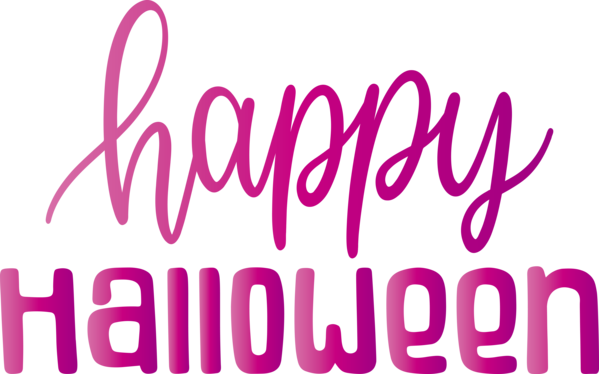 Transparent Halloween Logo Line Meter for Happy Halloween for Halloween