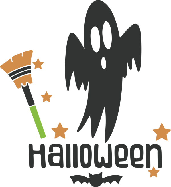 Transparent Halloween Cricut Design Text for Happy Halloween for Halloween