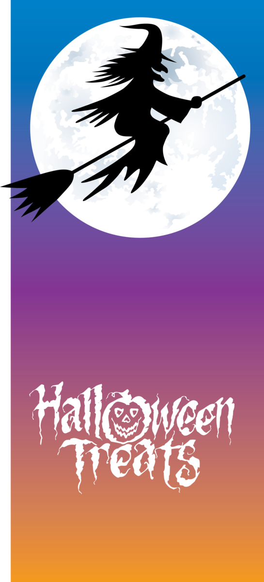 Transparent Halloween Poster Bird of prey Birds for Trick Or Treat for Halloween