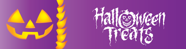 Transparent Halloween Logo Font Meter for Trick Or Treat for Halloween