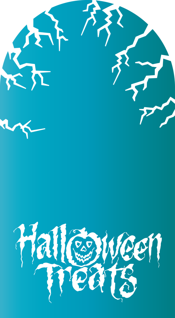 Transparent Halloween Logo Design Green for Trick Or Treat for Halloween