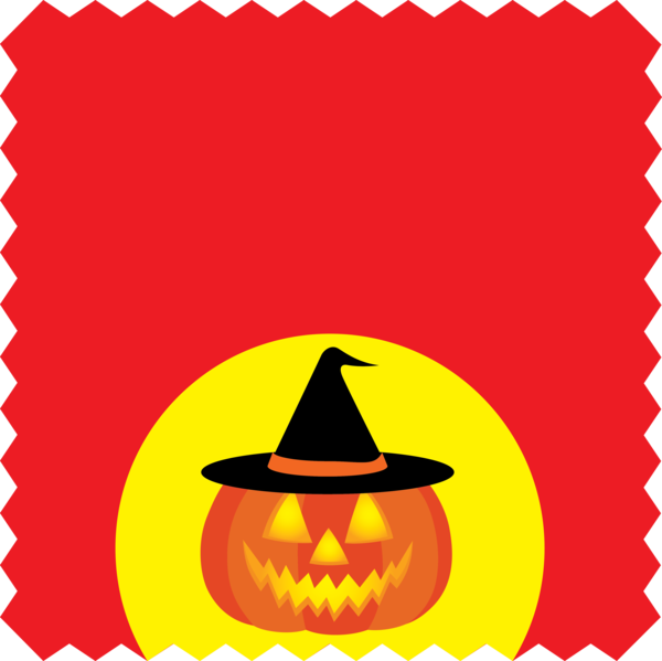 Transparent Halloween Jack-o'-lantern Meter Line for Happy Halloween for Halloween