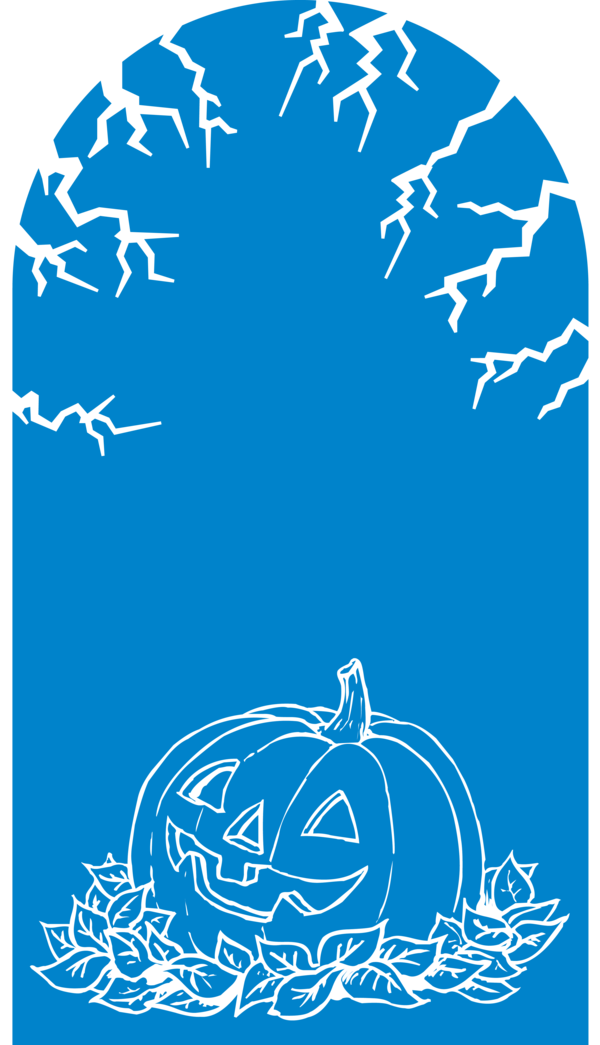 Transparent Halloween Line art Tree Meter for Happy Halloween for Halloween
