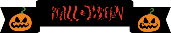 Transparent halloween Logo Font Yellow for Happy Halloween for Halloween