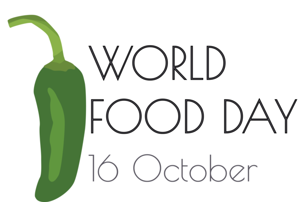 Transparent World Food Day Logo Vegetable Produce for Food Day for World Food Day