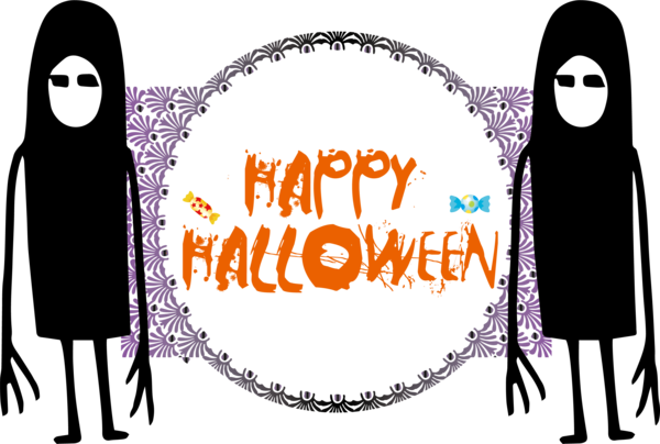 Transparent halloween Logo Design Fashion design for Happy Halloween for Halloween