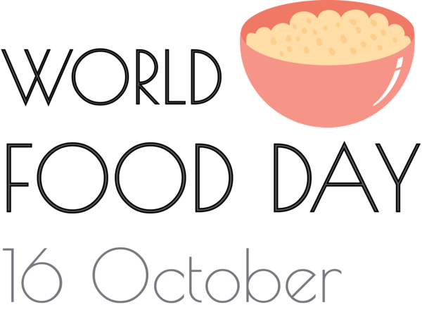 Transparent World Food Day Logo Line Meter for Food Day for World Food Day