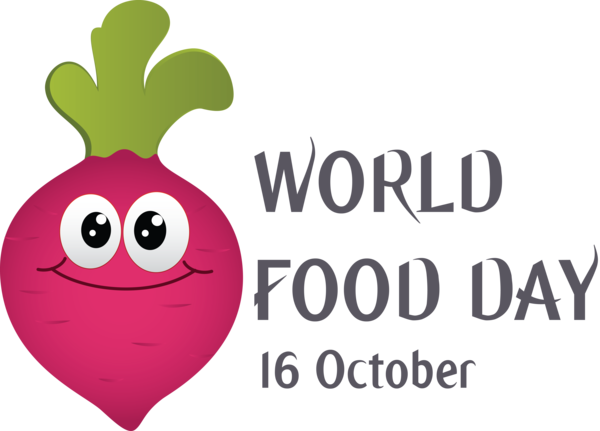 Transparent World Food Day Logo Cartoon Flower for Food Day for World Food Day