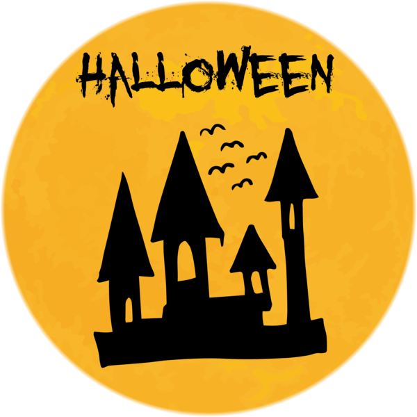 Transparent halloween Logo Symbol Sign for Happy Halloween for Halloween