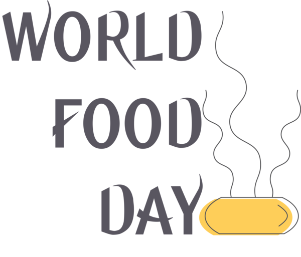Transparent World Food Day Logo Design Yellow for Food Day for World Food Day