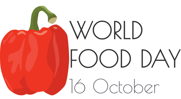 Transparent World Food Day Peppers Bell pepper Natural foods for Food Day for World Food Day
