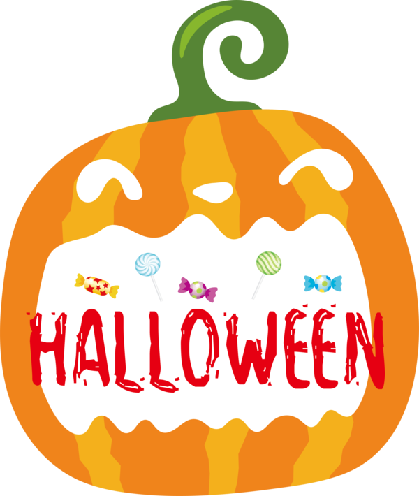 Transparent halloween Pumpkin Commodity Line for Happy Halloween for Halloween