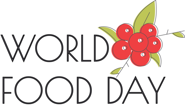 Transparent World Food Day Floral design Leaf Design for Food Day for World Food Day
