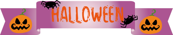 Transparent halloween Logo Pumpkin Font for Happy Halloween for Halloween