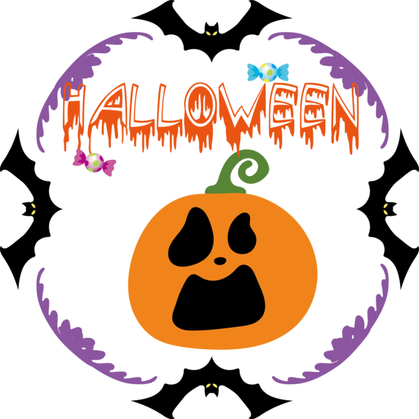 Transparent Halloween Purple Meter for Happy Halloween for Halloween