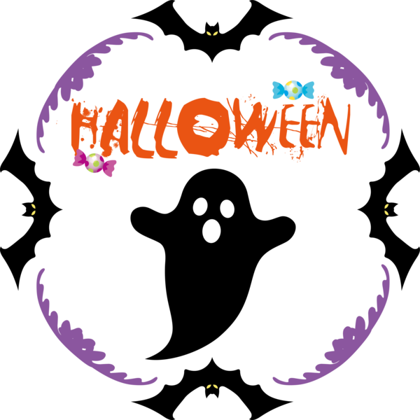 Transparent Halloween Character Meter Line for Happy Halloween for Halloween