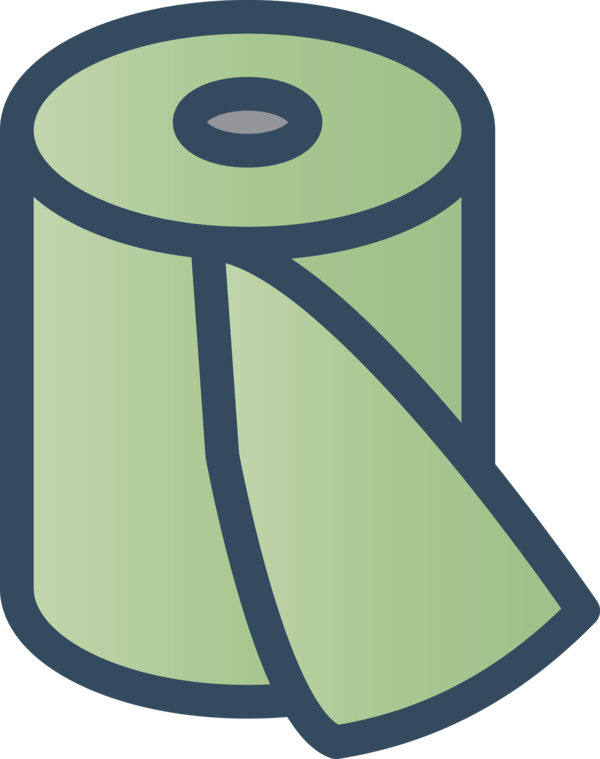 Transparent World Toilet Day Logo Symbol Green for Toilet Paper for World Toilet Day