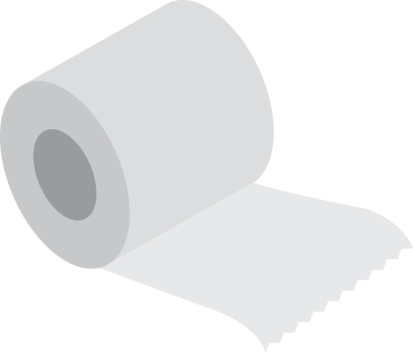 Transparent World Toilet Day Cylinder Meter Gas cylinder for Toilet Paper for World Toilet Day