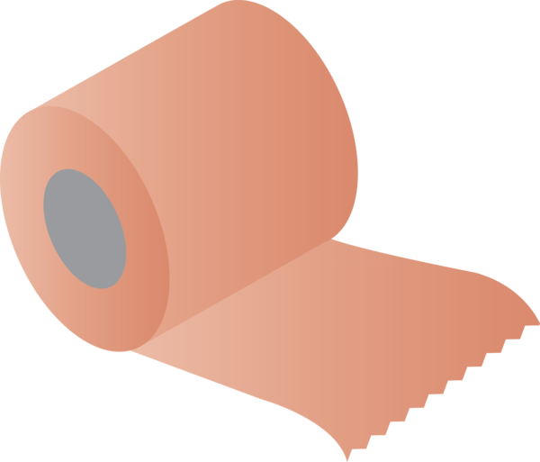 Transparent World Toilet Day Line Meter Font for Toilet Paper for World Toilet Day