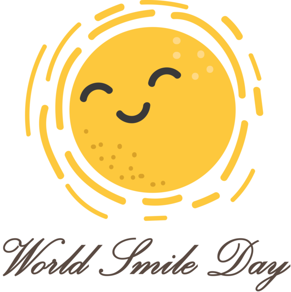 Transparent World Smile Day Smiley Logo Emoticon for Smile Day for World Smile Day