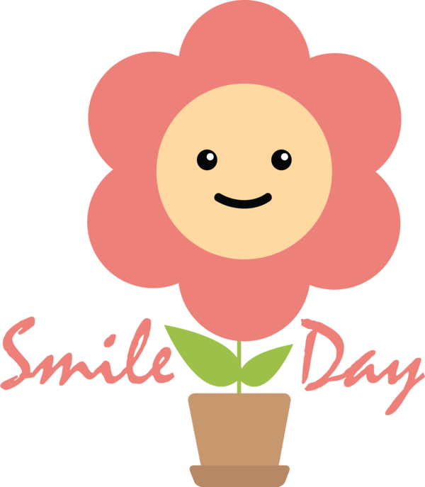 Transparent World Smile Day Meter Flower Logo for Smile Day for World Smile Day