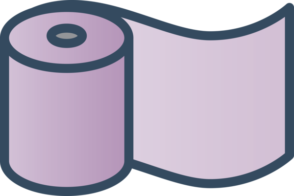 Transparent World Toilet Day Rectangle Meter Font for Toilet Paper for World Toilet Day