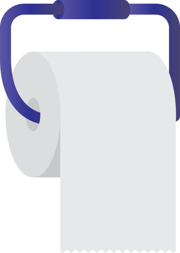 Transparent World Toilet Day Logo Cobalt blue Line for Toilet Paper for World Toilet Day