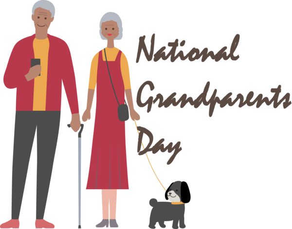 Transparent National Grandparents Day Meter Logo Cartoon for Grandparents Day for National Grandparents Day