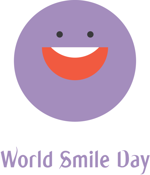 Transparent World Smile Day Logo Cricket Smiley for Smile Day for World Smile Day