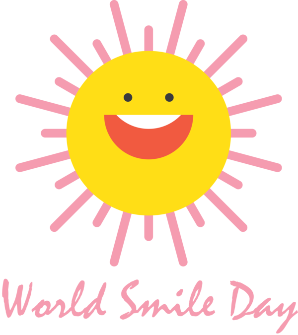 Transparent World Smile Day Smiley Emoticon Yellow for Smile Day for World Smile Day