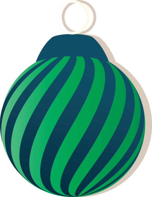 Transparent Christmas Circle Green Produce for Christmas Ornament for Christmas