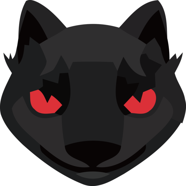 Transparent Halloween Cat Black cat Snout for Happy Halloween for Halloween