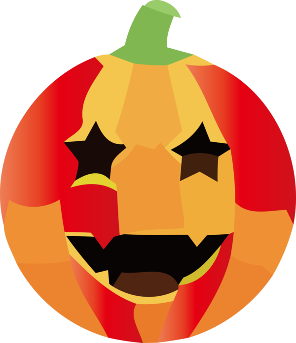 Transparent Halloween Jack-o'-lantern Squash Winter squash for Happy Halloween for Halloween